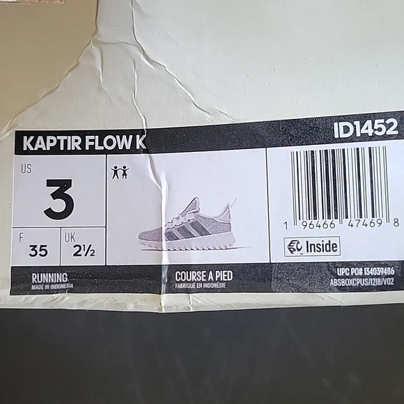 Adidas Size 3 Kaptir Sneakers - Picture 6 of 6